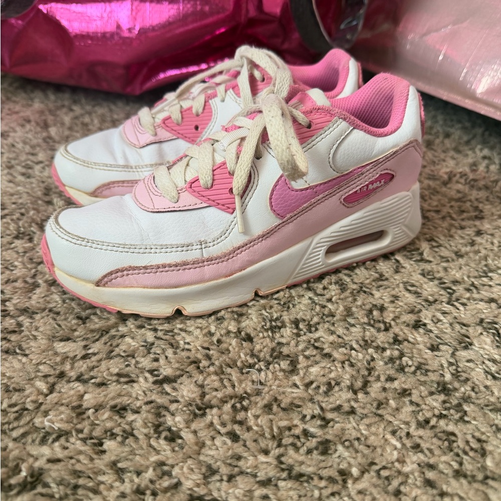 Kids Pink and White Sneakers